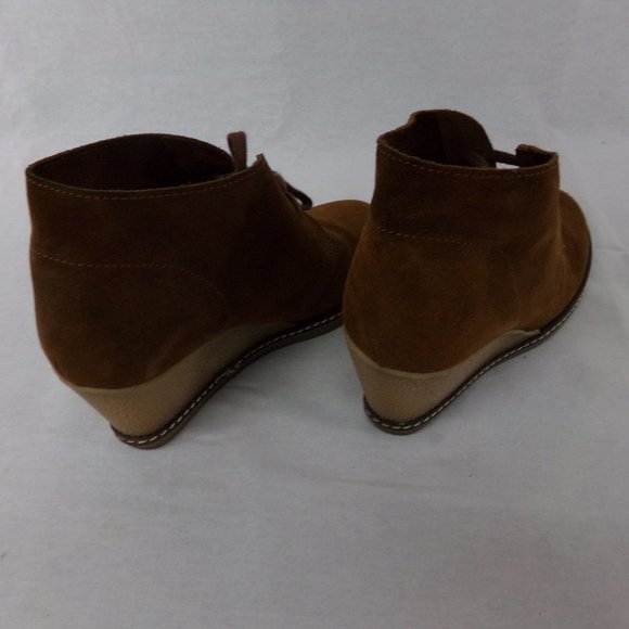 Women's J.Crew Macalister Wedge Ankle Boots Size 6 - Picture 4 of 6